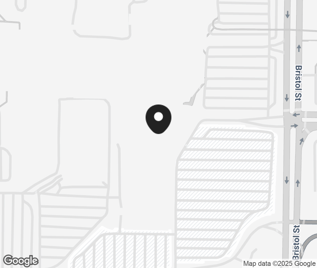 Google Map of 3333 Bristol Street Suite 1808, Costa Mesa CA 92626