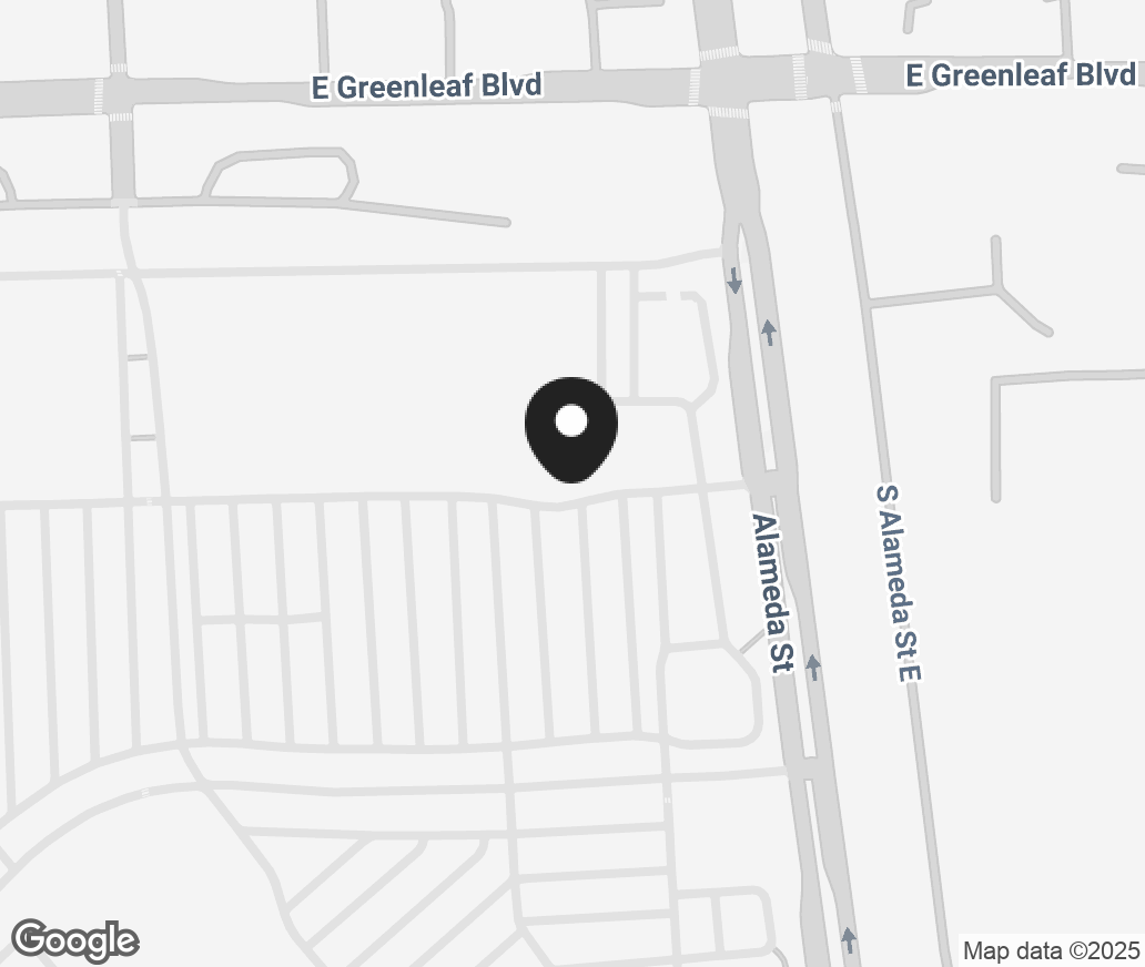 Google Map of 1621 S Alameda St, Compton CA 90220-4973