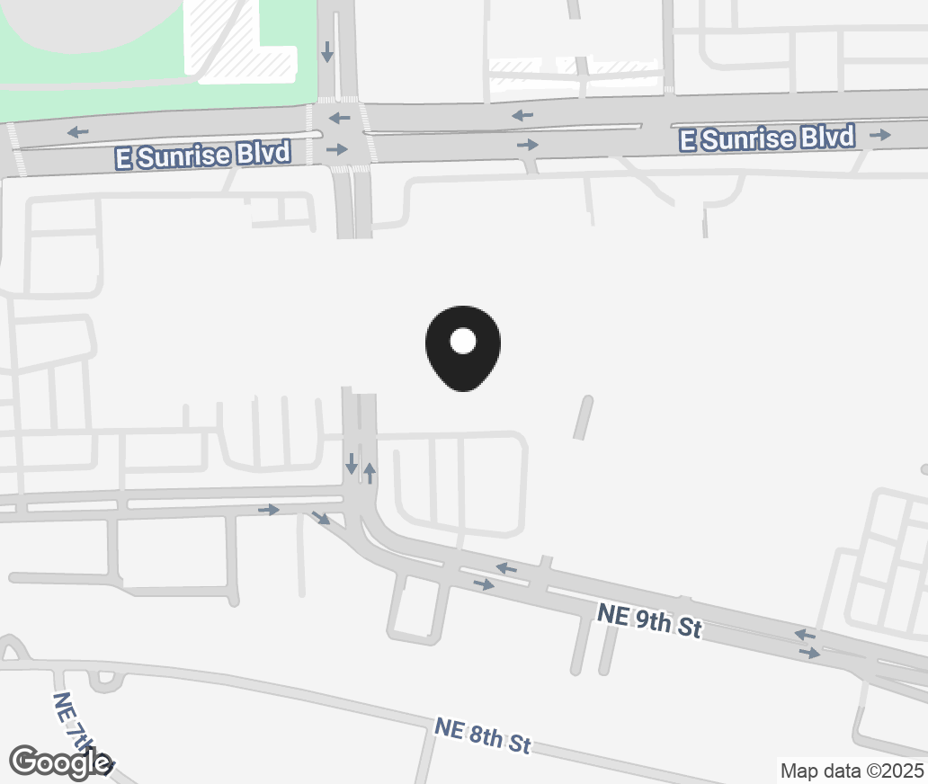 Google Map of 2414 E Sunrise Blvd Space 2204, Fort Lauderdale FL 33304