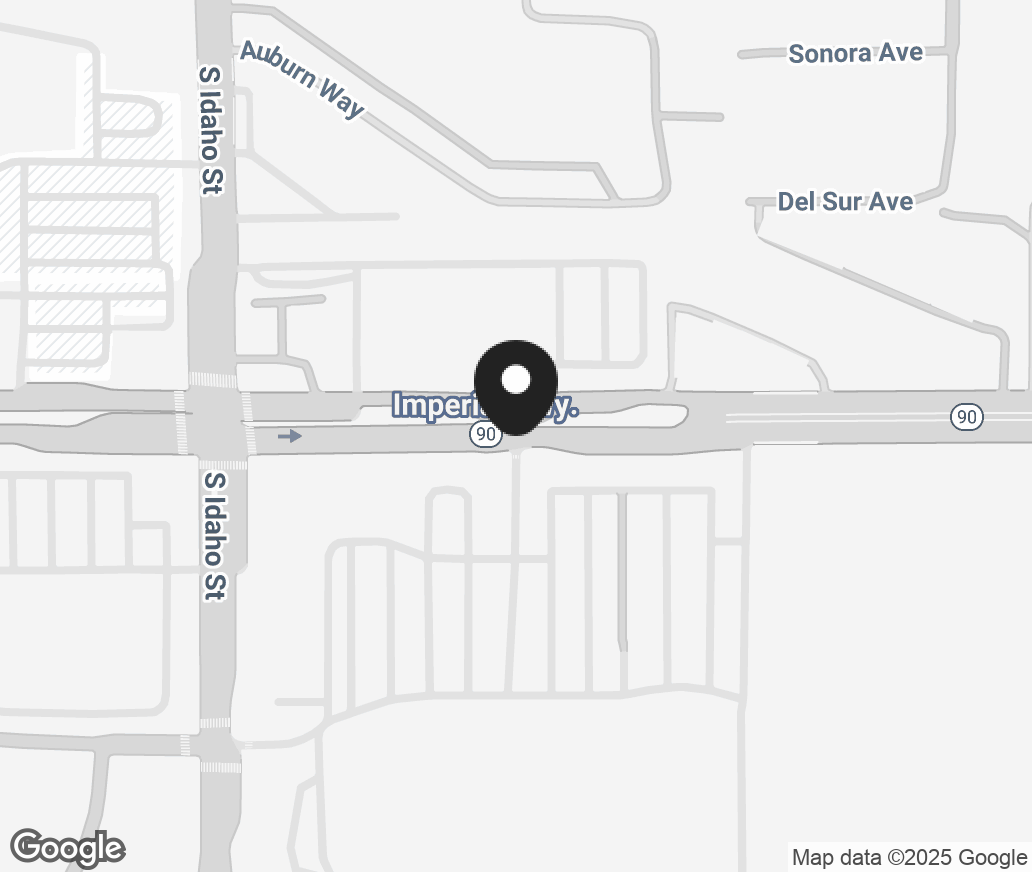 Google Map of 1000 W Imperial Hwy, La Habra CA 90631-6901