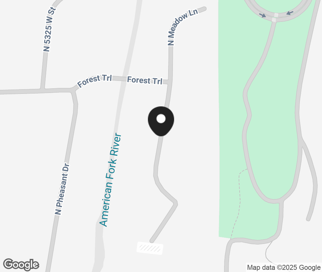 Google Map of 251 North Meadow Lane, American Fork UT 84003