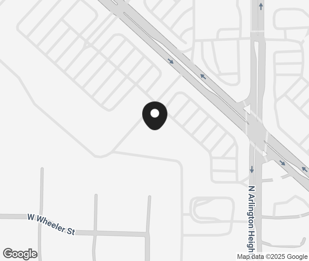 Google Map of 13 W Rand Road, Arlington Heights IL 60004