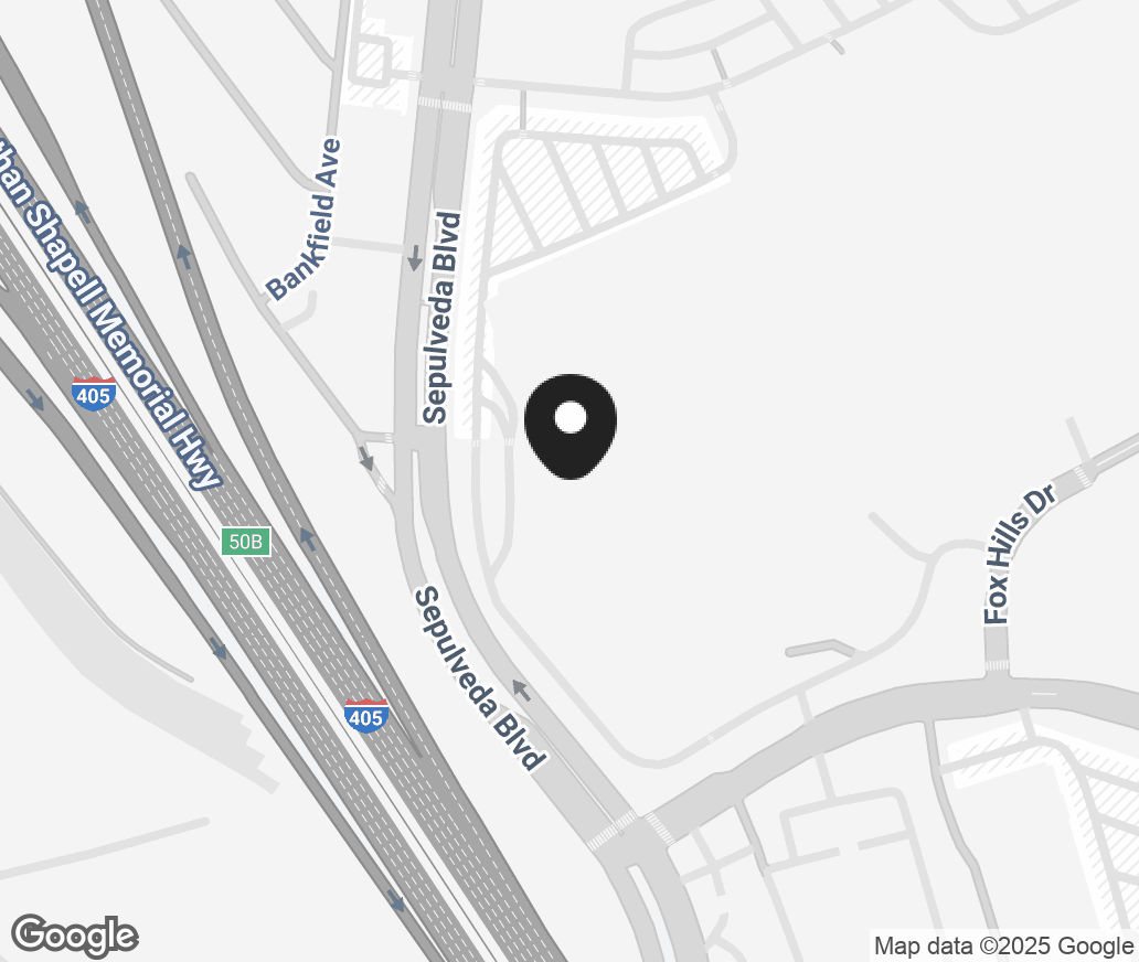 Google Map of 6000 Sepulveda Blvd, Culver City CA 90230