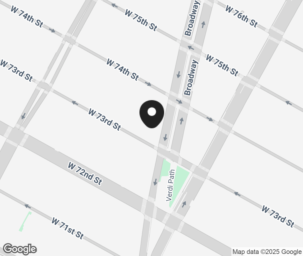 Google Map of 2103 Broadway, New York NY 10023