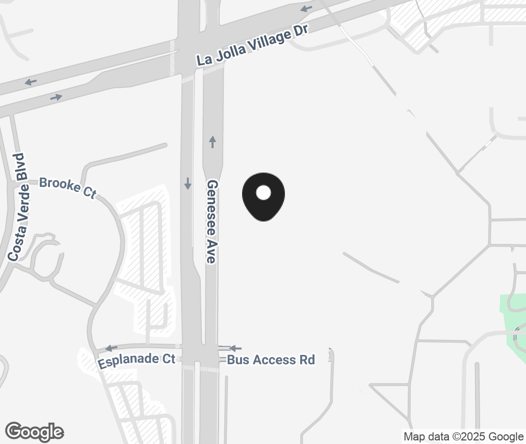 Google Map of 4545 La Jolla Village Dr. Suite C16, San Diego CA 92122