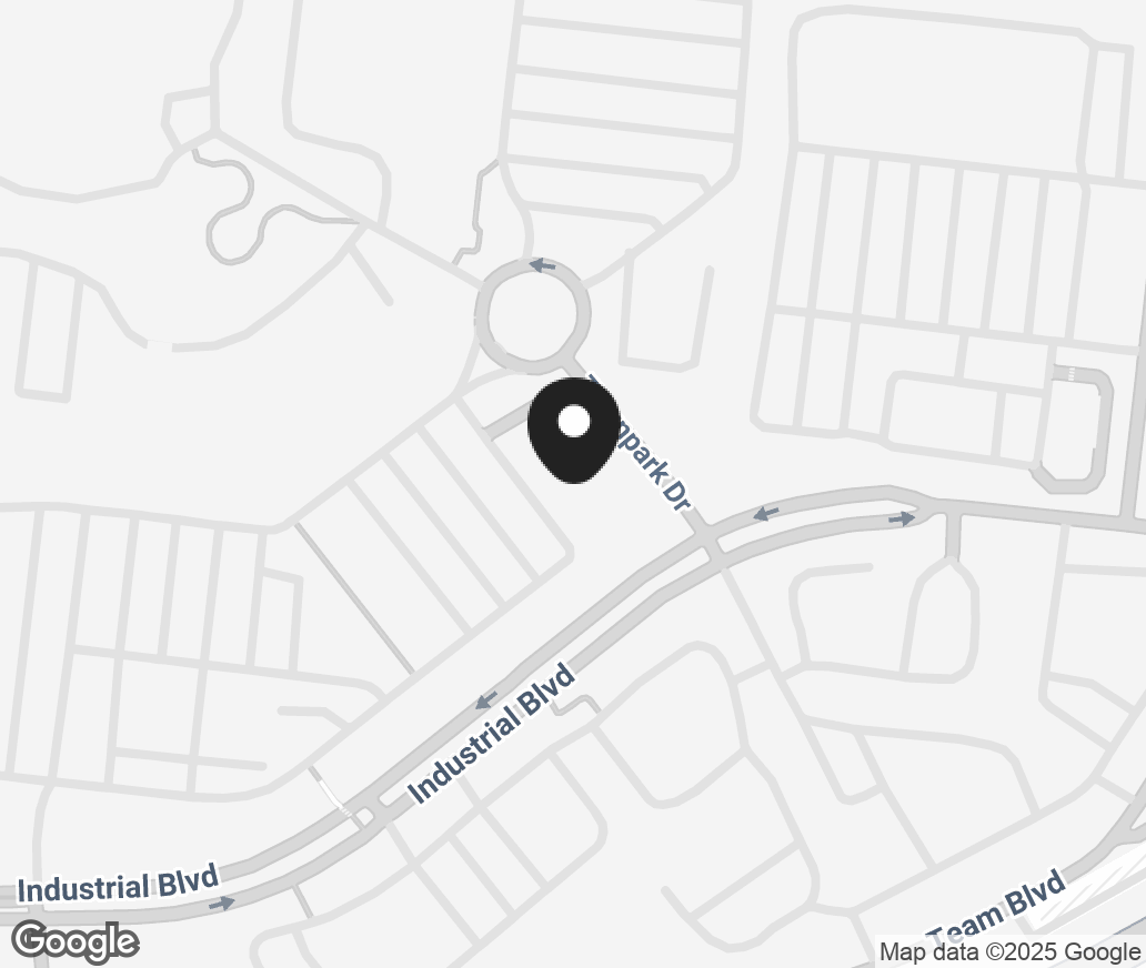 Google Map of 837 Industrial Blvd, Smyrna TN 37167