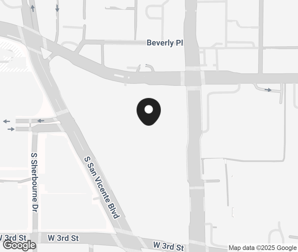 Google Map of 8500 Beverly Blvd, Los Angeles CA 90048