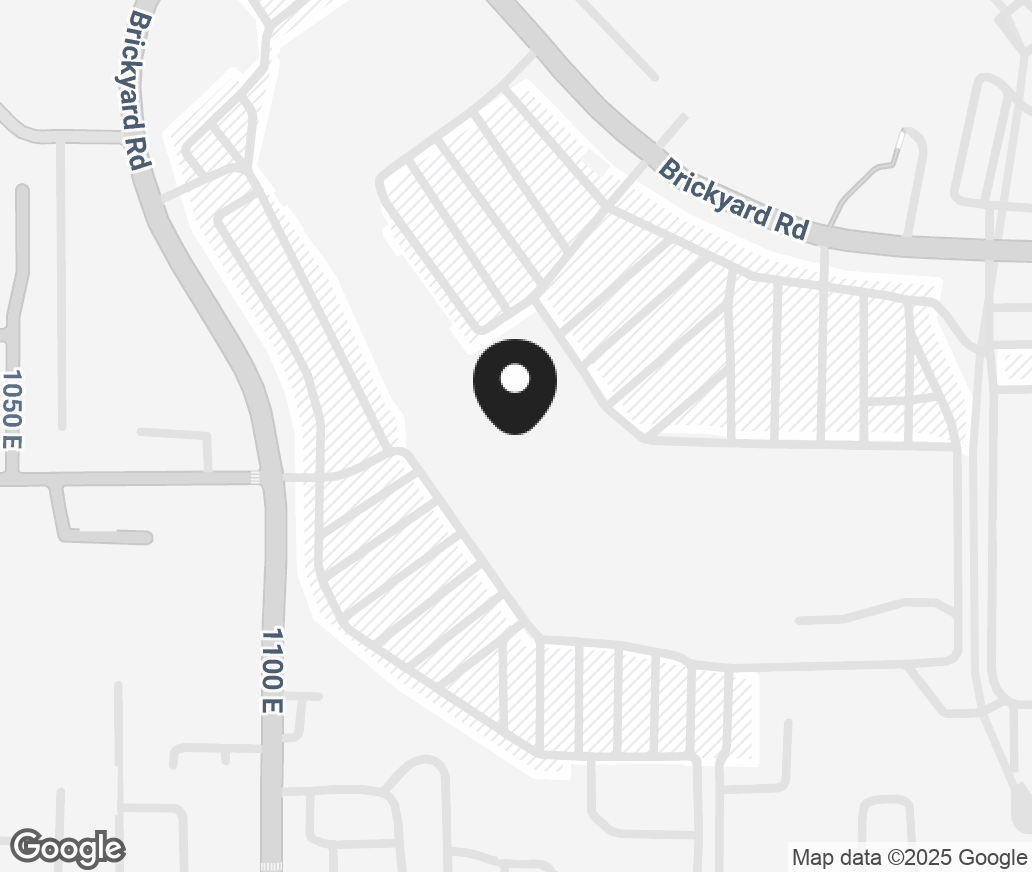 Google Map of 1154 Brickyard Rd., Salt Lake City UT 84106