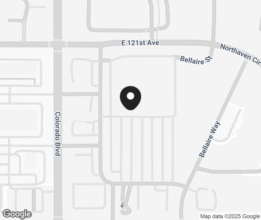 Google Map of 12090 Colorado Blvd, Thornton CO 80241