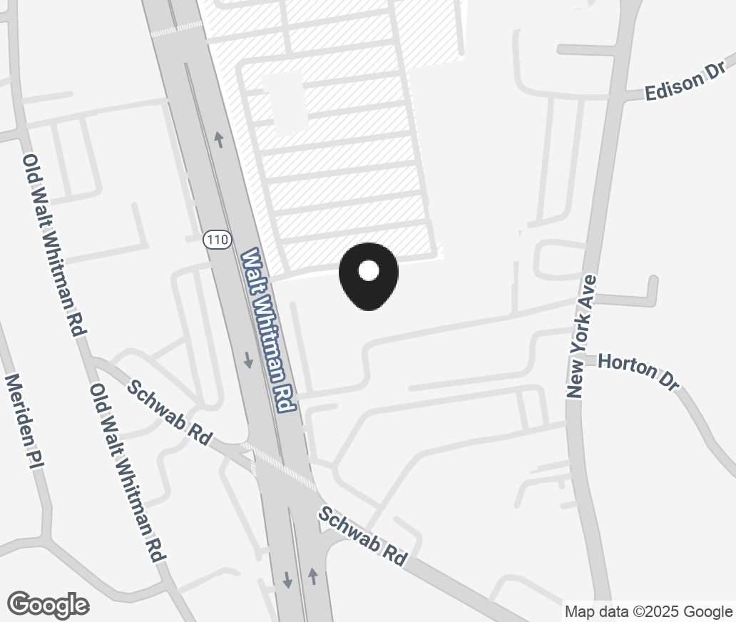 Google Map of 350 Route 110, Huntington Station NY 11746