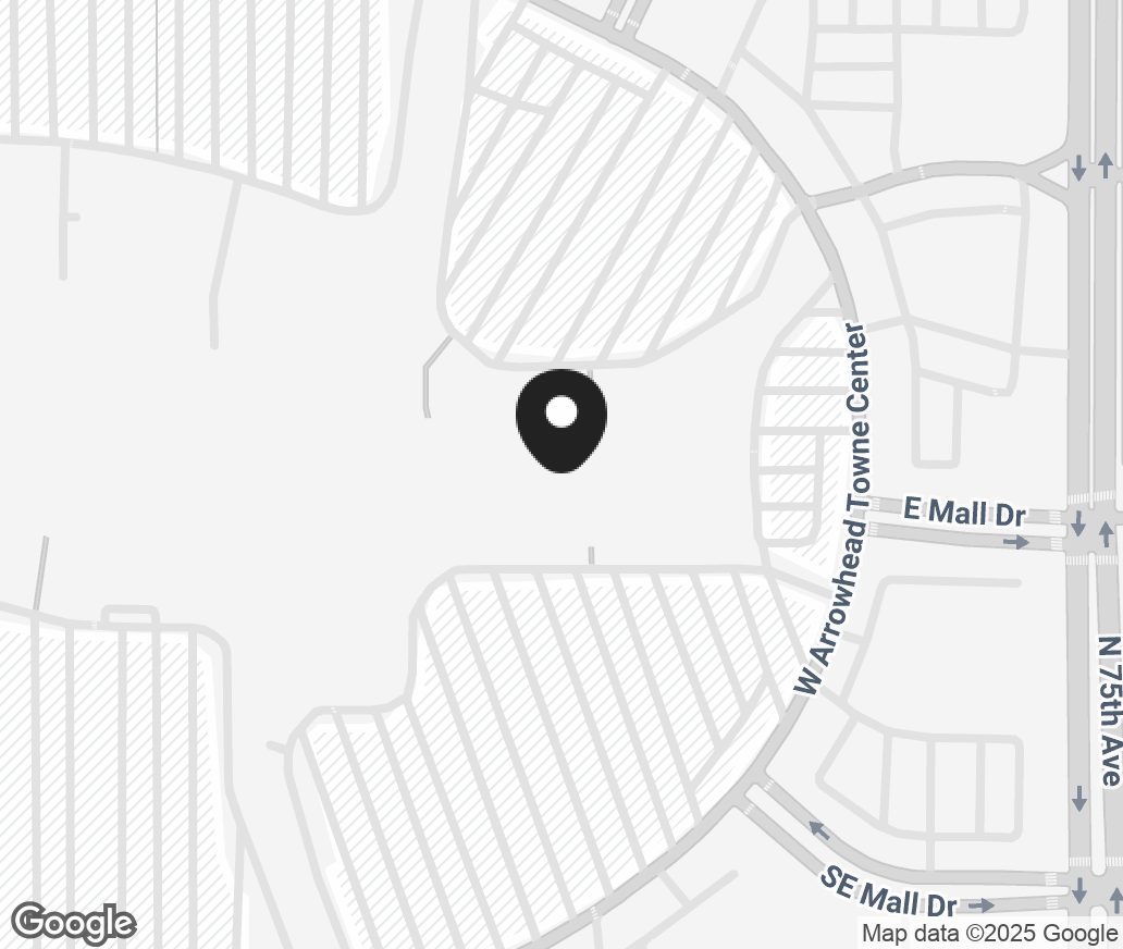 Google Map of 7600 W Arrowhead Towne Center, Glendale AZ 85308