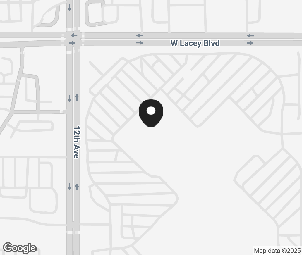 Google Map of 1677 West Lacey Blvd, Hanford CA 93230