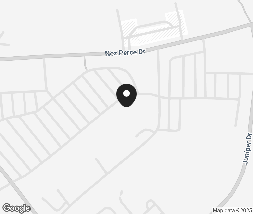 Google Map of 2638 Nez Perce Dr, Lewiston ID 83501