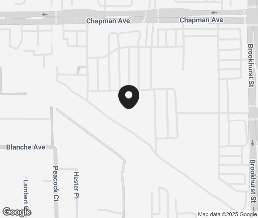 Google Map of 9844 Chapman Ave, Garden Grove CA 92841