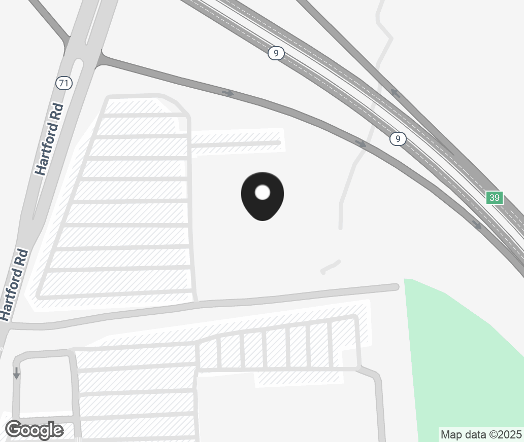 Google Map of 475 Hartford Rd, New Britain CT 06053