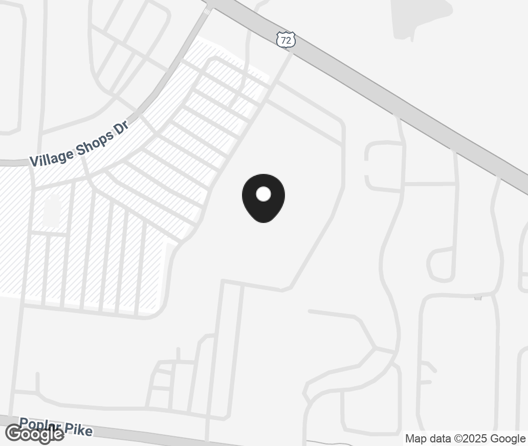 Google Map of 9235 Poplar Ave, Germantown TN 38138