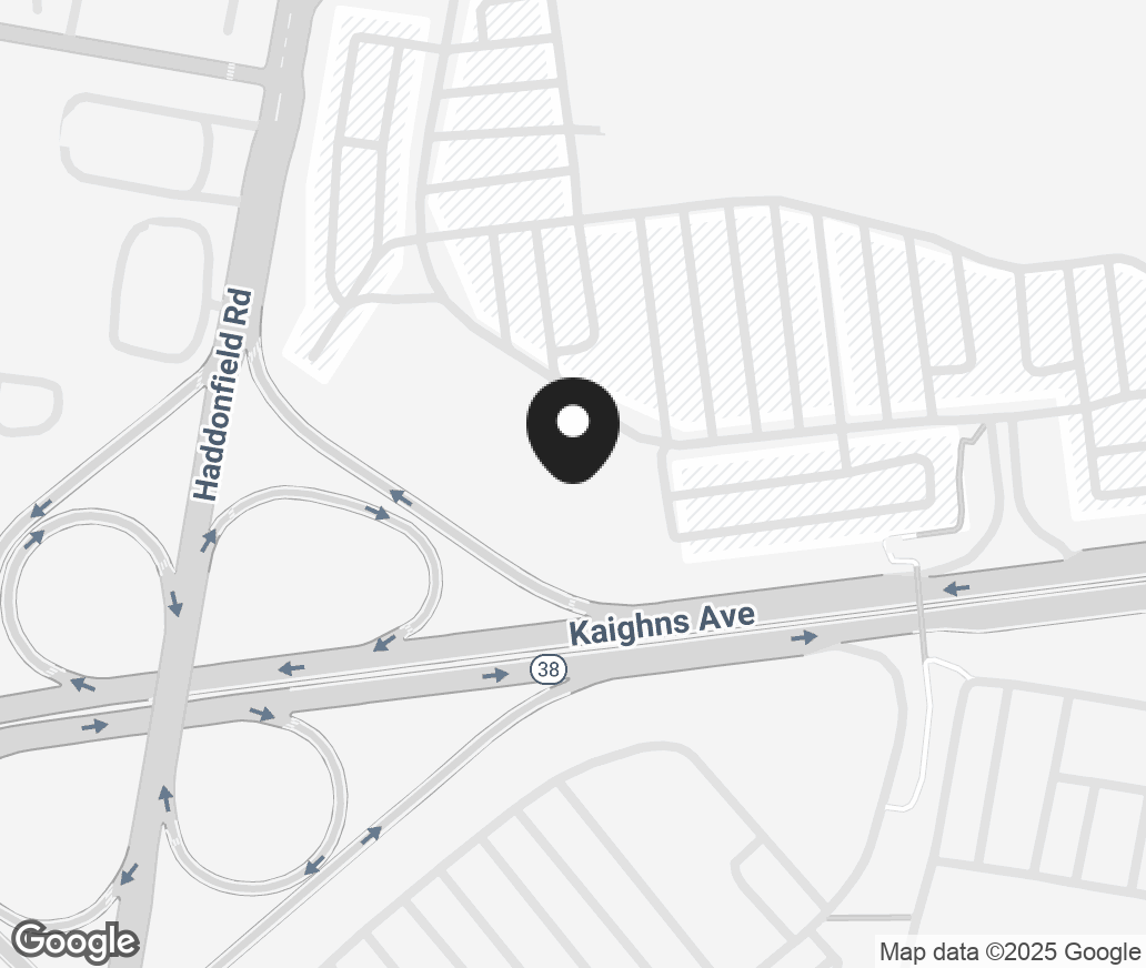 Google Map of 2000 Route 38 Sp 1100 & 1105, Cherry Hill NJ 08002