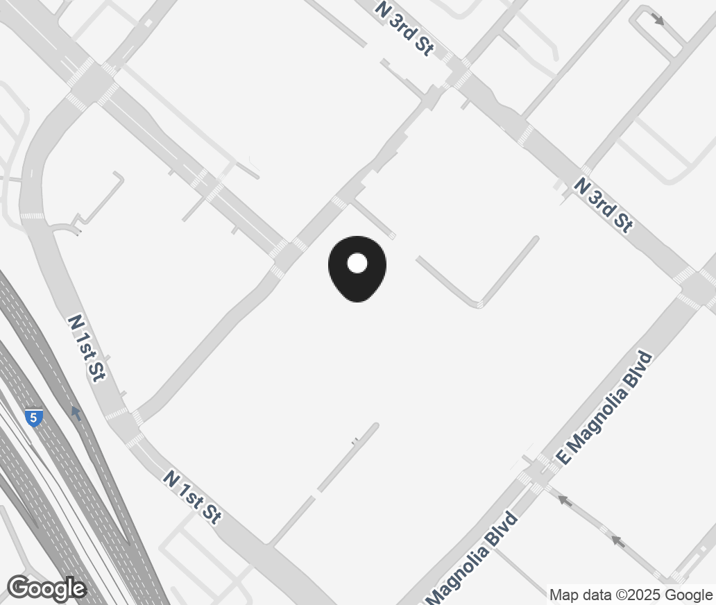 Google Map of 200 East Cypress, Burbank CA 91502