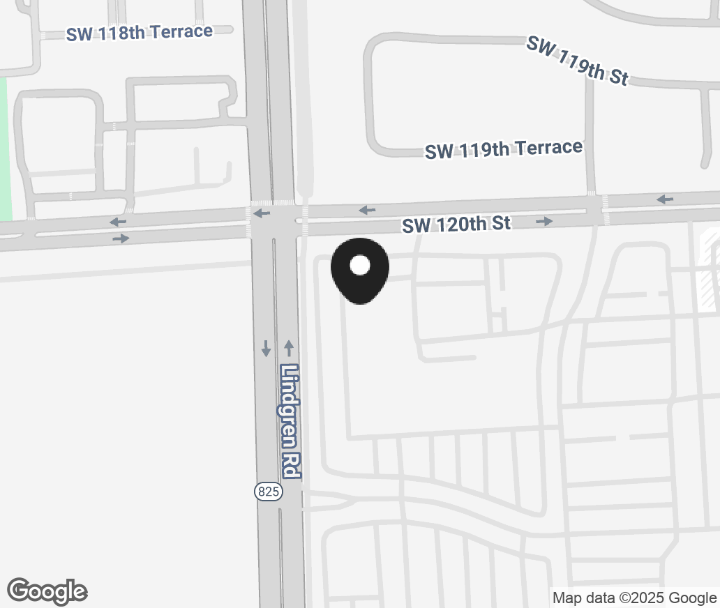 Google Map of 13550 Sw 120Th Street Suite 442, Miami FL 33186