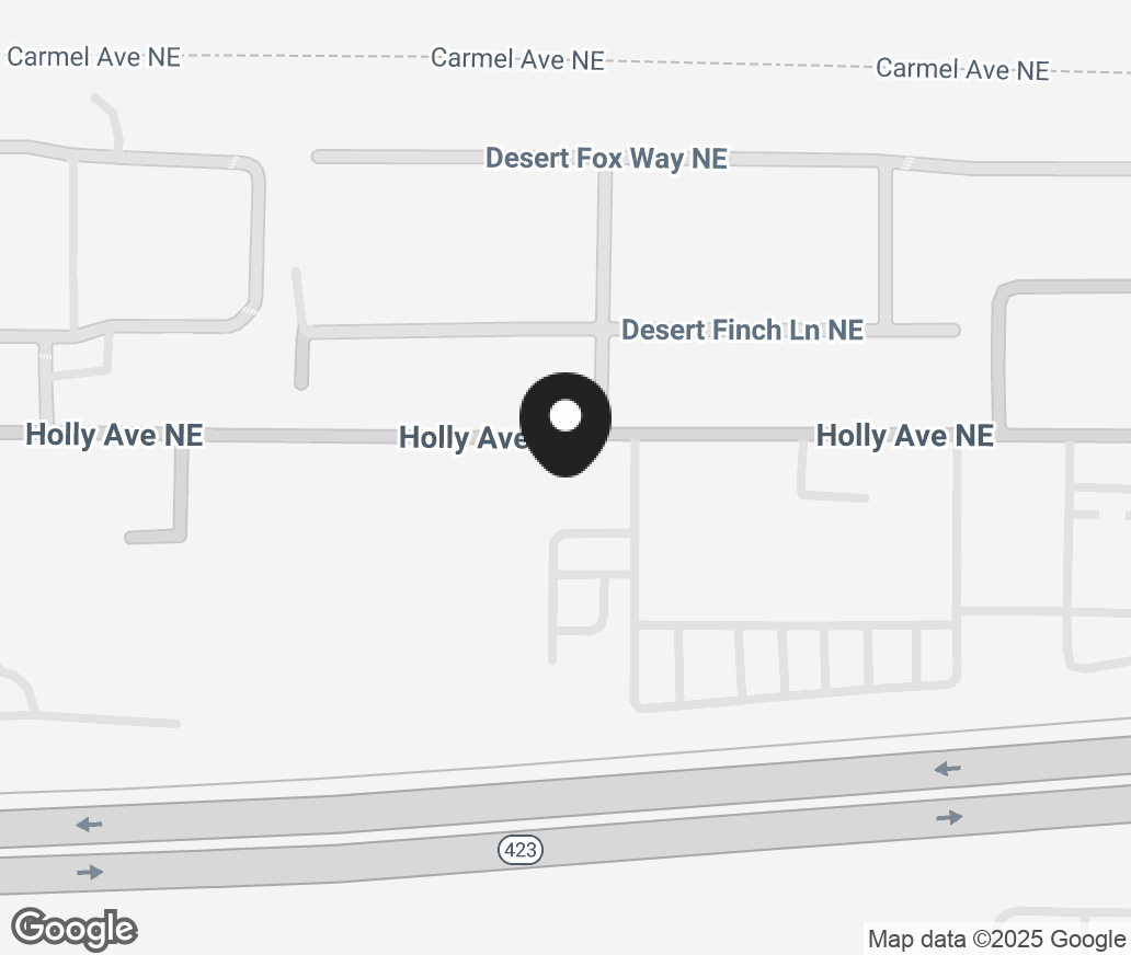 Google Map of 8810 Holly Avenue, Albuquerque NM 87122