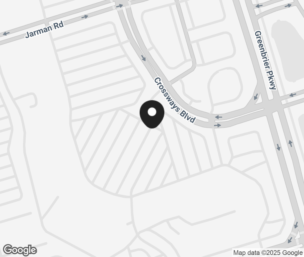 Google Map of 1412 Greenbrier Parkway, Chesapeake VA 23320