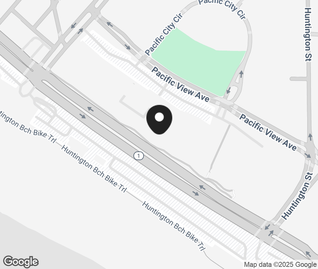 Google Map of 21040 Pacific Coast Highway Space F120, Huntington Beach CA 92648