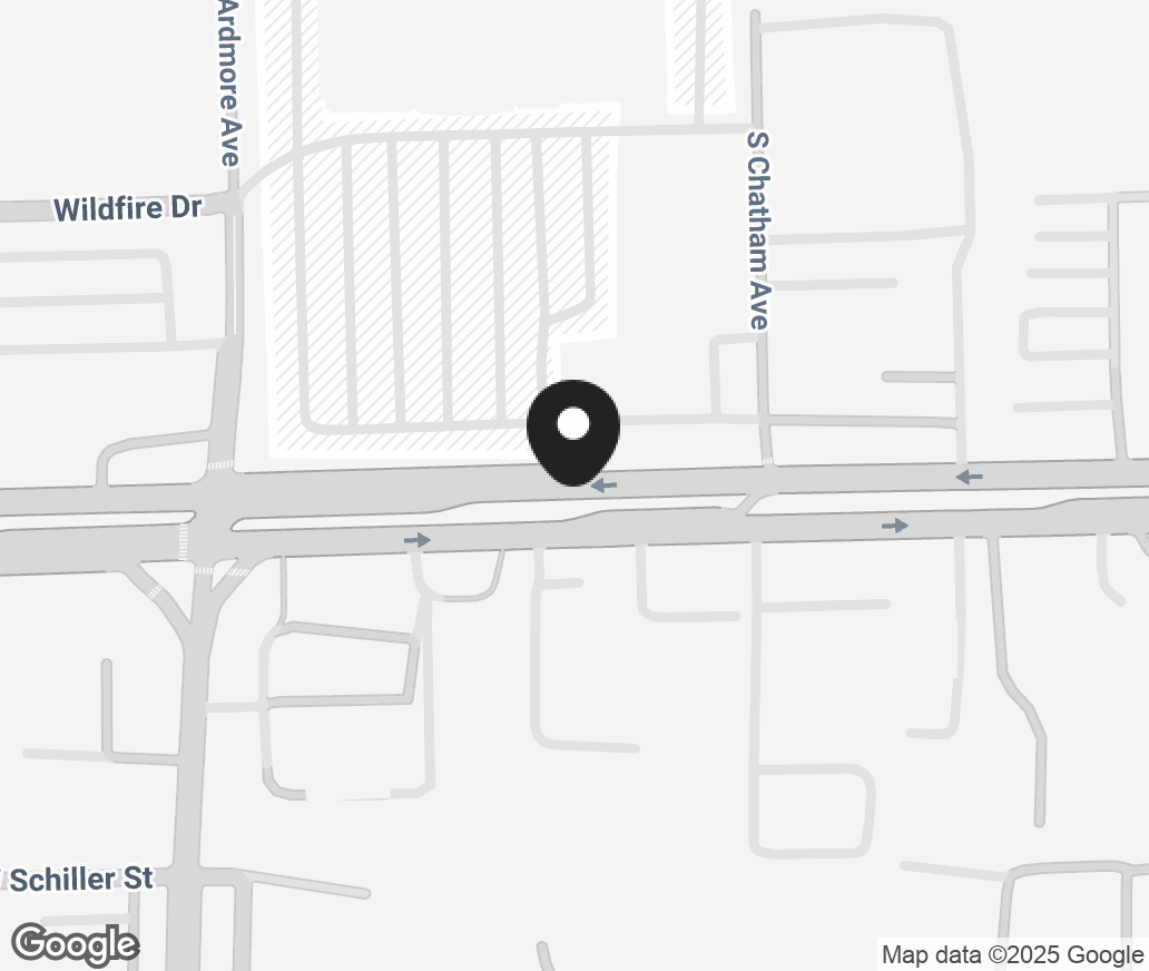 Google Map of 50 E North Ave, Villa Park IL 60181