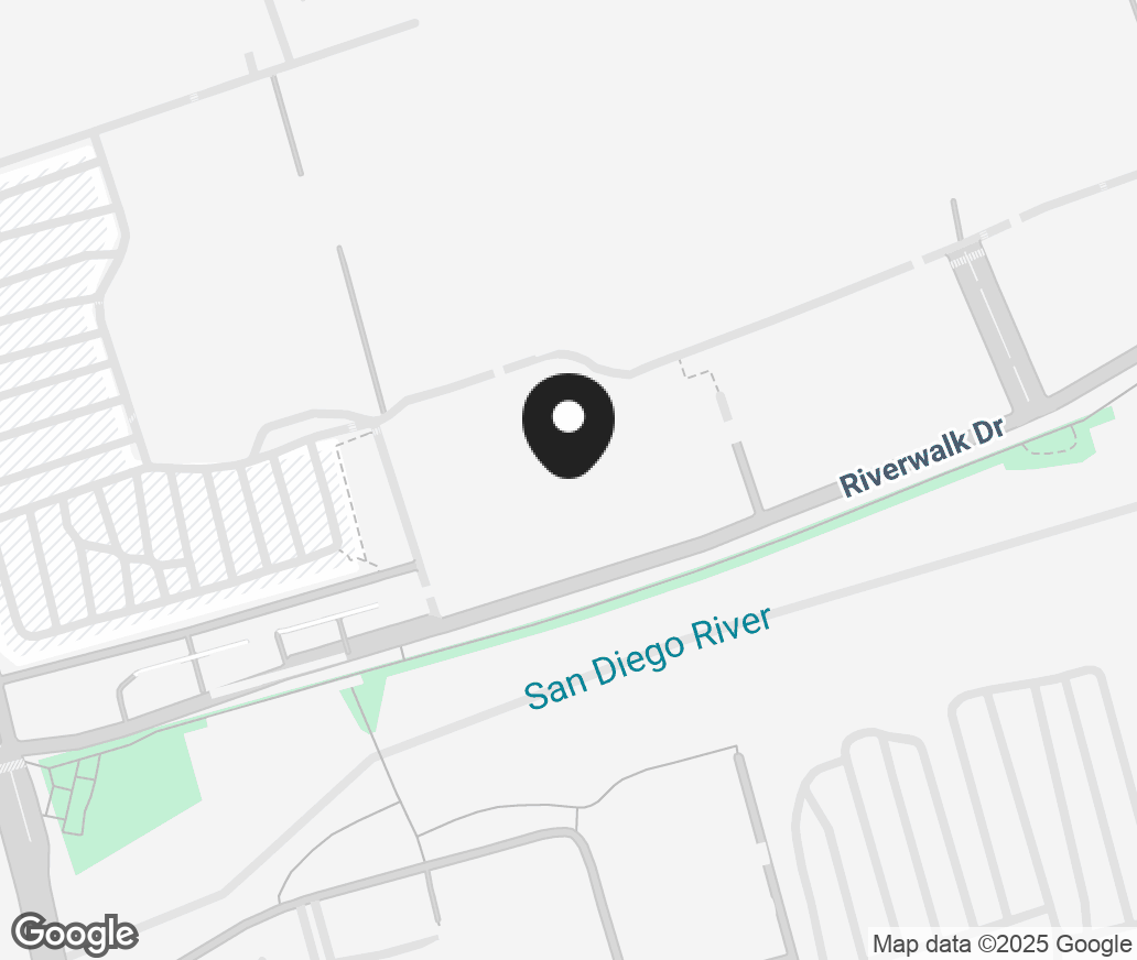 Google Map of 6997 Friars Road, San Diego CA 92108