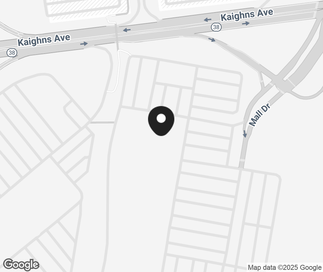 Google Map of 2133 Route 38, Cherry Hill NJ 08002