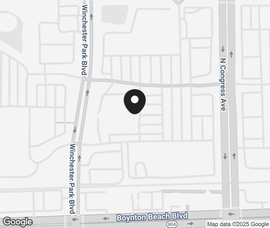 Google Map of 363 North Congress Ave, Boynton Beach FL 33426