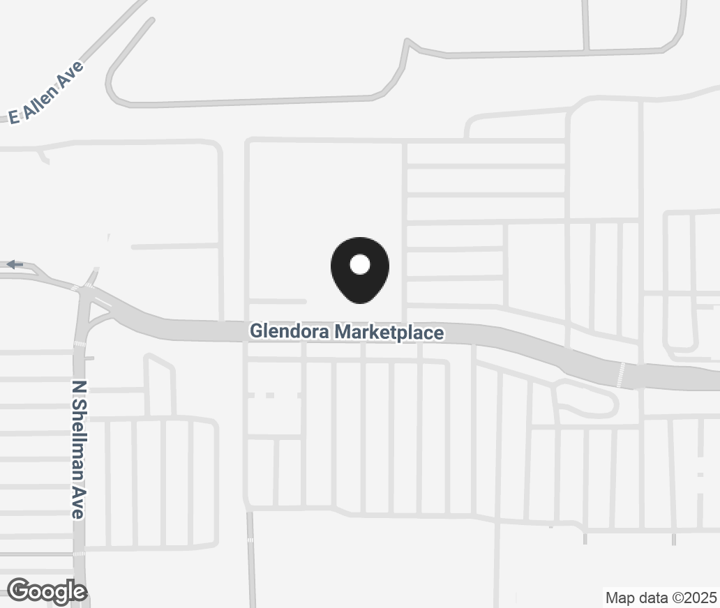 Google Map of 1229 S Lone Hill Avenue, Glendora CA 91740
