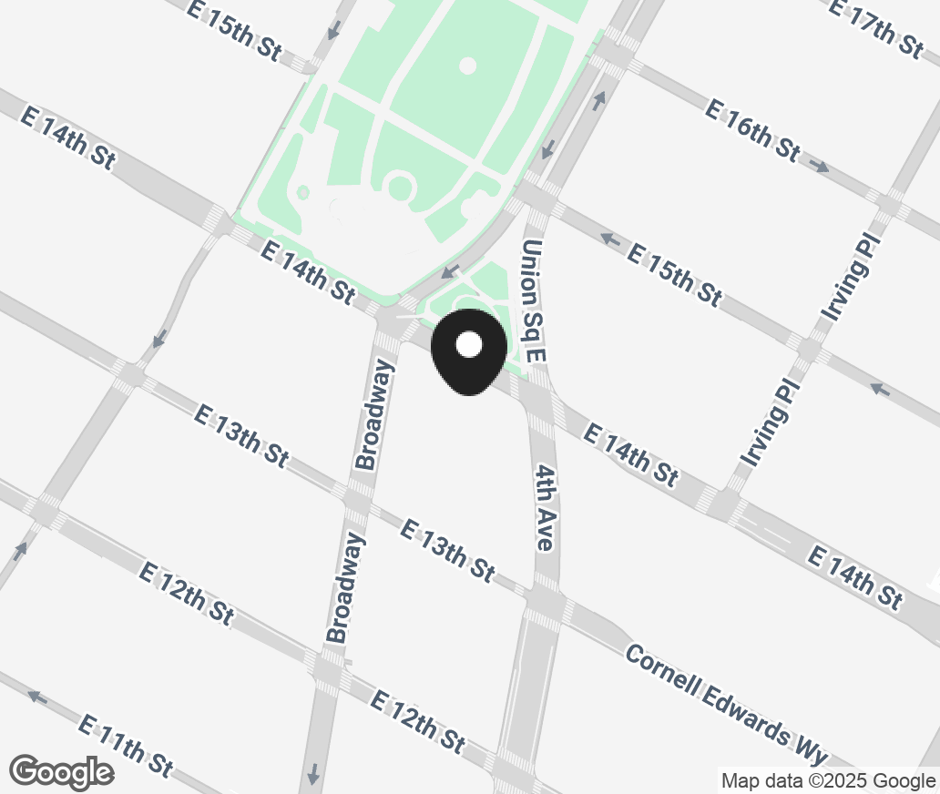 Google Map of 60 E 14Th Street, New York NY 10003