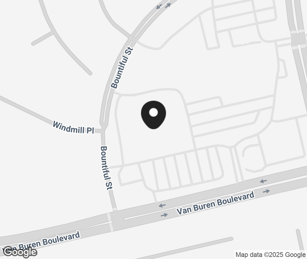 Google Map of 19260 Van Buren Blvd, Riverside CA 92508