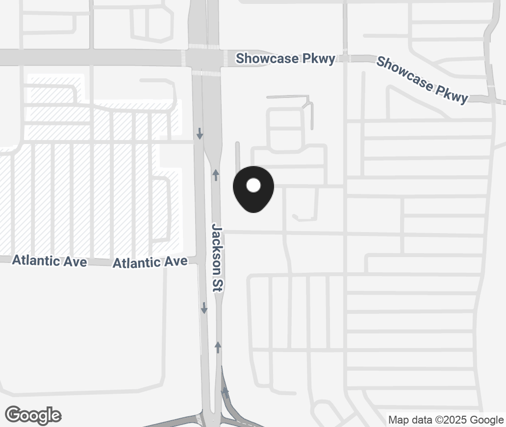 Google Map of 42350 Jackson St, Indio CA 92203