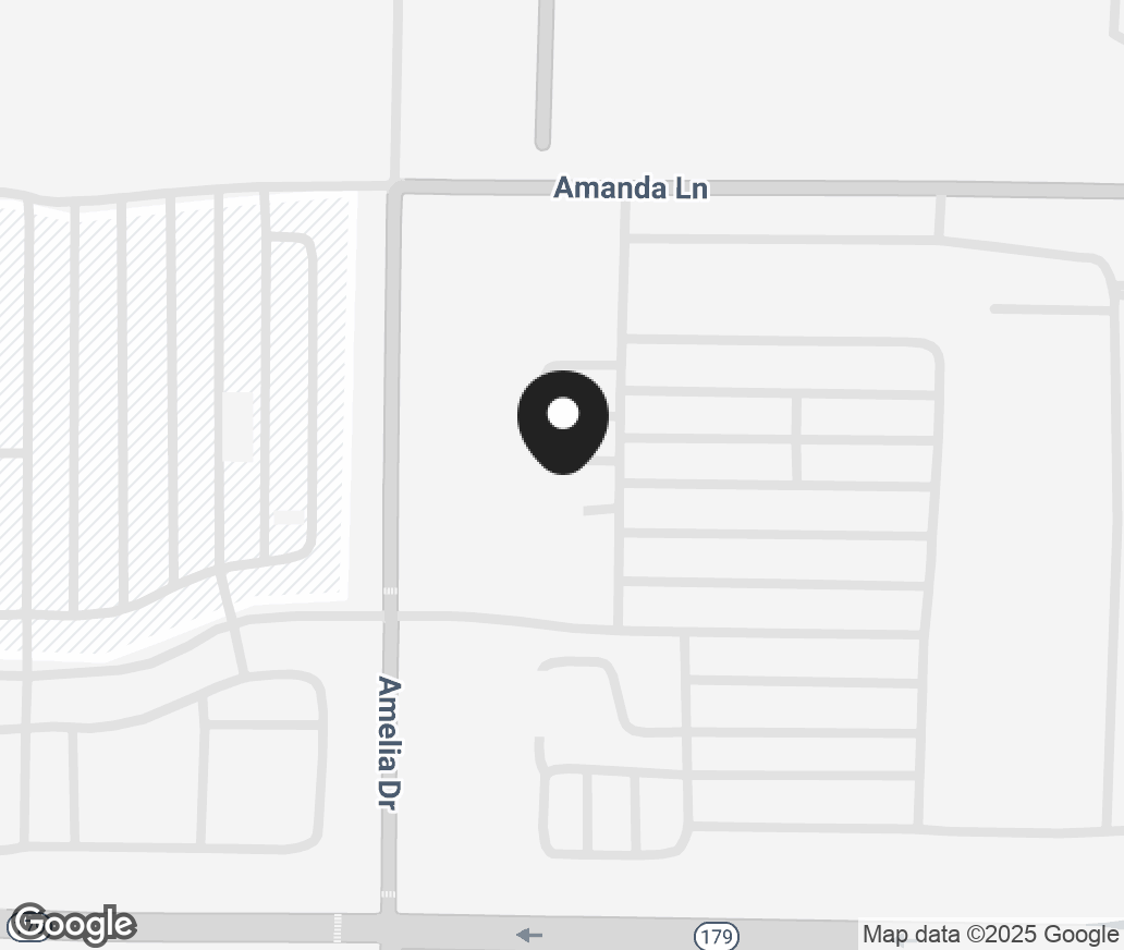 Google Map of 3489 Amelia Drive, Orchard Park NY 14127