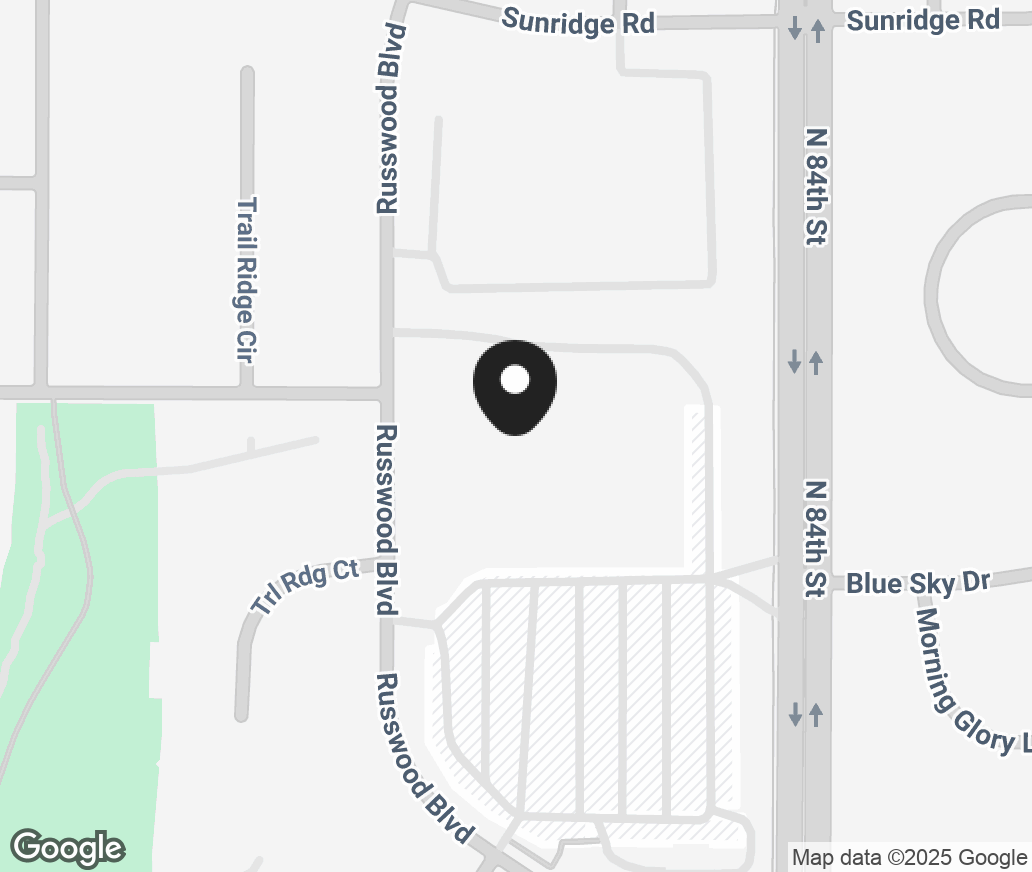 Google Map of 401 N 84Th St, Lincoln NE 68505