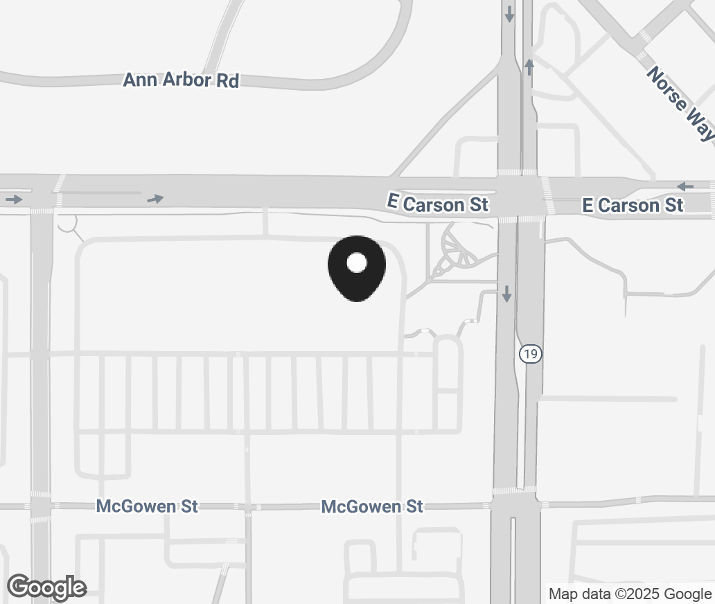 Google Map of 4260 E Carons Street, Long Beach CA 90808