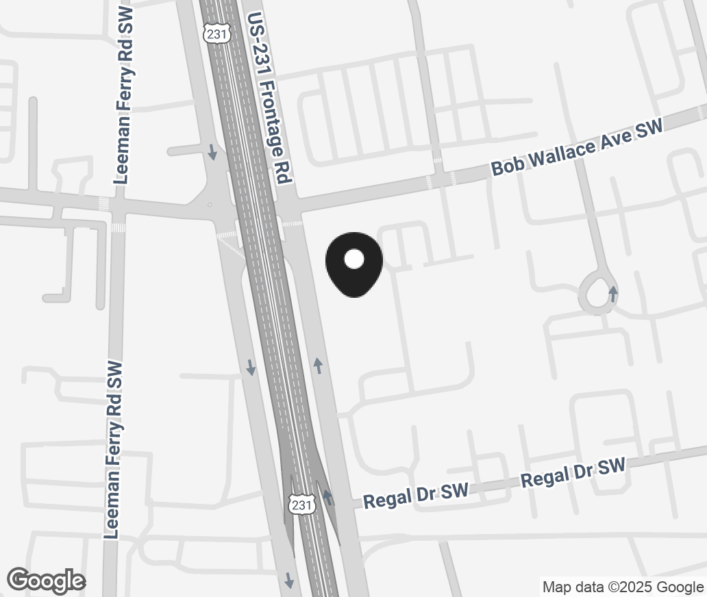 Google Map of 935 Bob Wallace Avenue Sw, Hunstville AL 35801