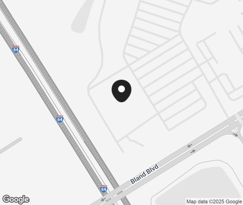 Google Map of 551 Bland Blvd, Newport News VA 23602