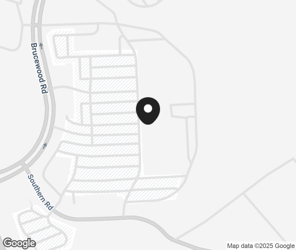 Google Map of 110 Brucewood Road, Southern Pines NC 28387