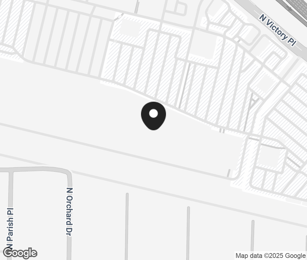 Google Map of 1601 N Victory Place, Burbank CA 91504