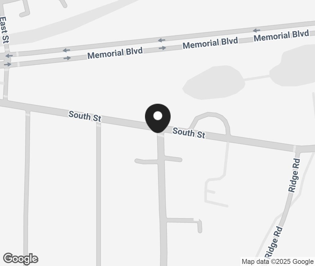 Google Map of 1600 S East Road, Farmington CT 06032