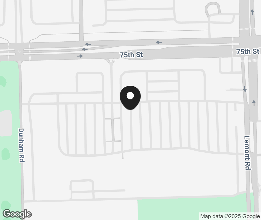 Google Map of 1001 75Th St, Woodridge IL 60517