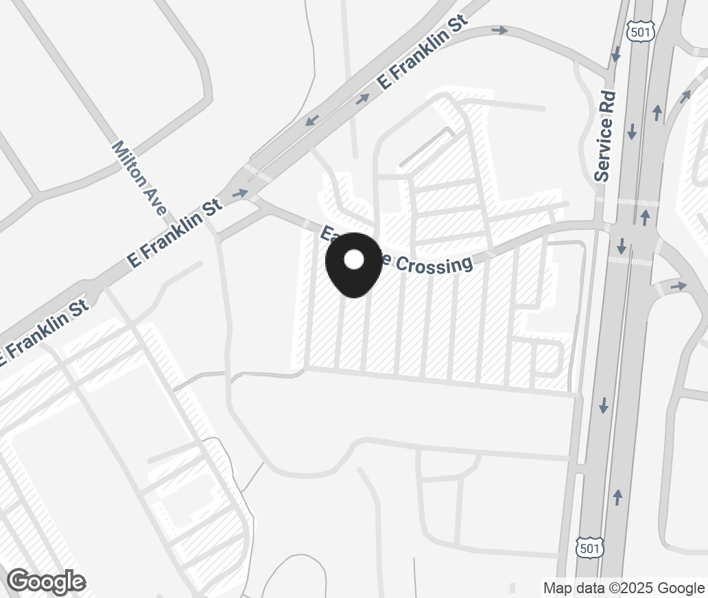 Google Map of 1800 E Franklin Street, Chapel Hill NC 27514