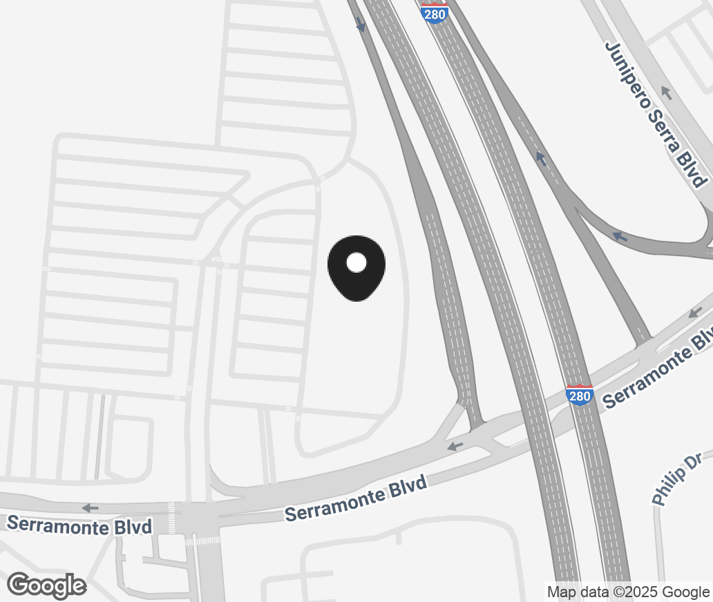 Google Map of 152 Serramonte Center, Daly City CA 94015