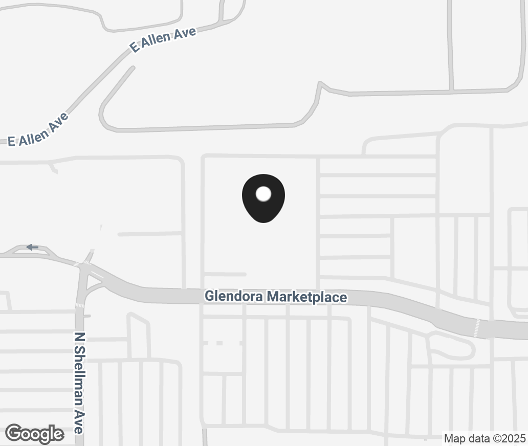 Google Map of 1225 S Lone Hill Ave, Glendora CA 91740