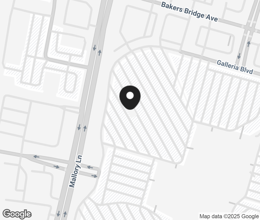Google Map of 1800 Galleria Blvd Suite 5000, Franklin TN 37067