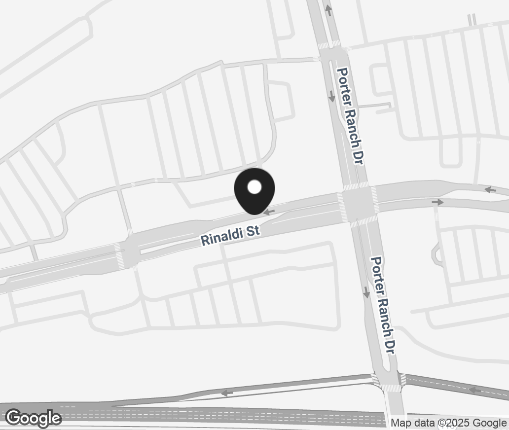 Google Map of 20045 W Rinaldi Street, Porter Ranch CA 91326