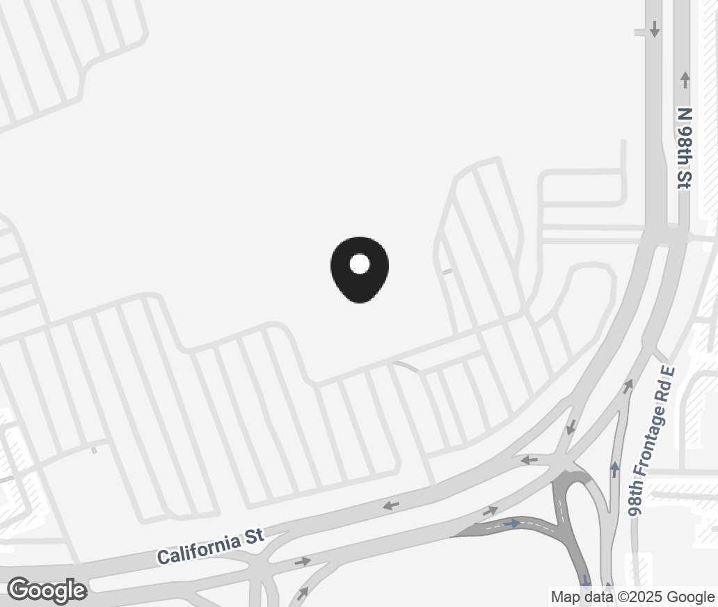 Google Map of 10010 California Street, Omaha NE 68114