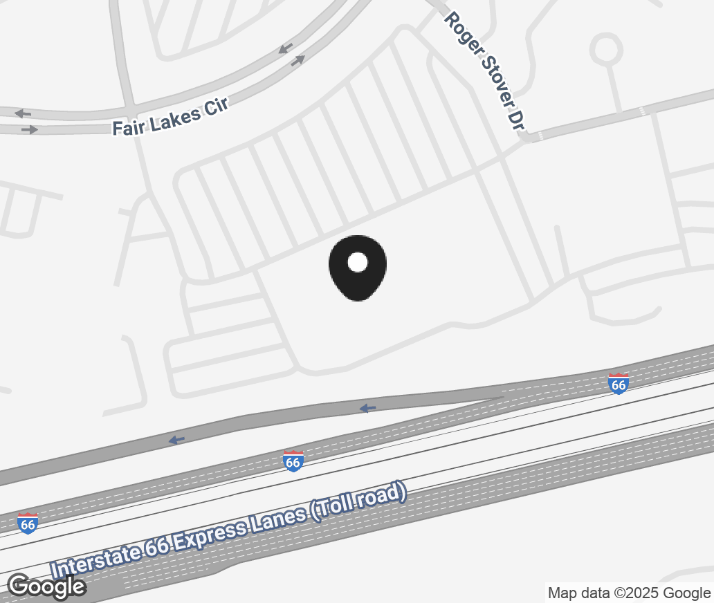 Google Map of 12551 Fair Lakes Cir, Fairfax VA 22033